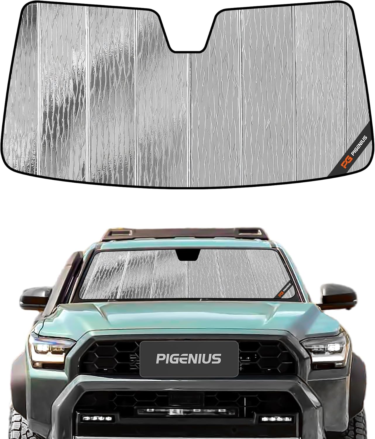 Windshield Sun Shade for Toyota Tacoma 2024-2025 - Beat the Heat