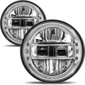 AUDEXEN 7 Inch LED Headlights for Jeep Wrangler JK 1997-2018