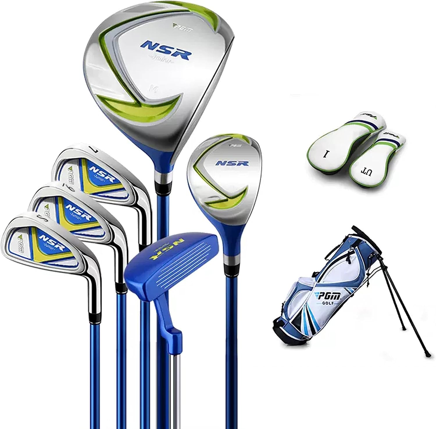 PGM Junior Golf Club Set - 6 Pieces for Kids Right Handed