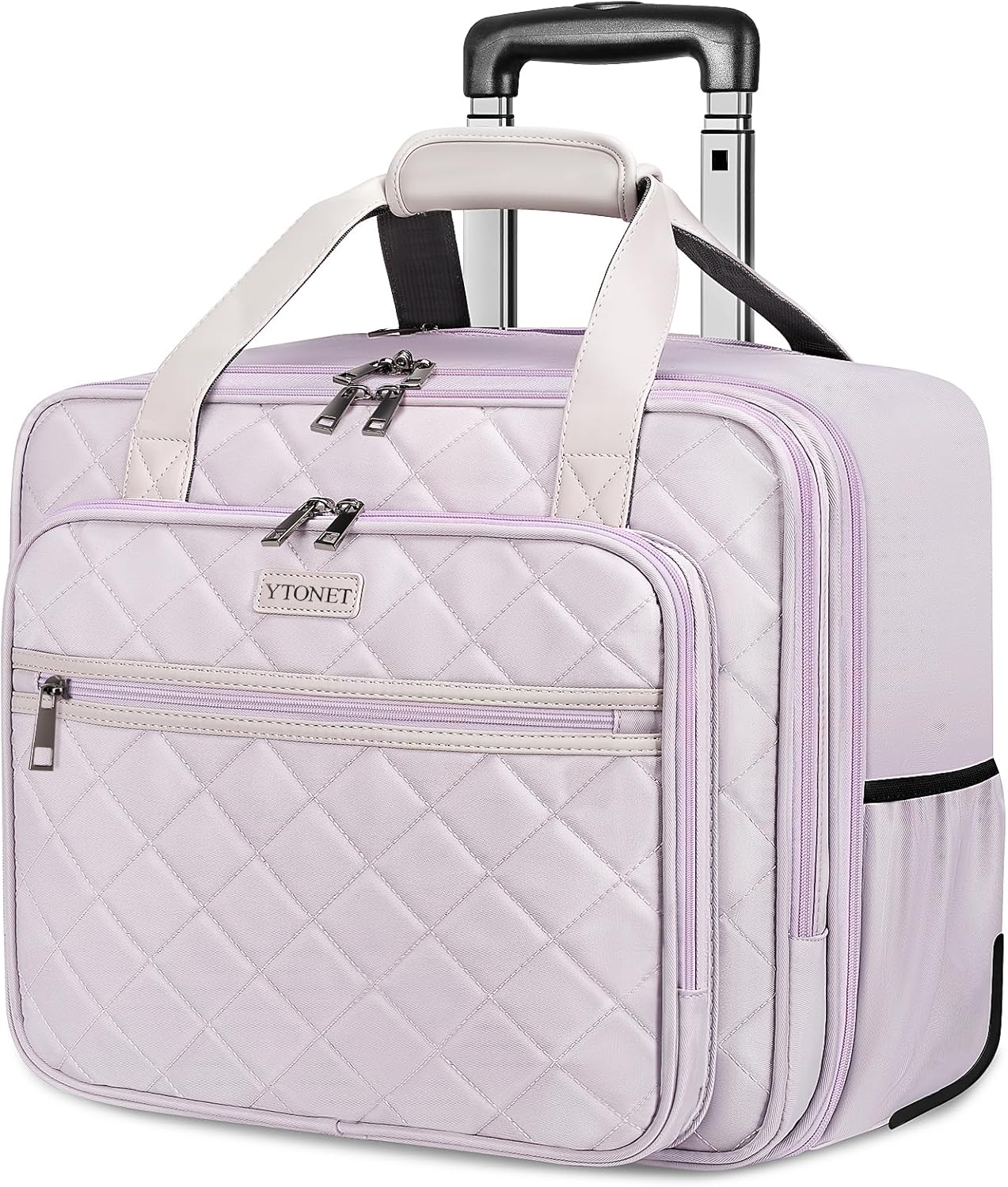 Ytonet Rolling Laptop Bag for Women, 17.3 Inch Briefcase