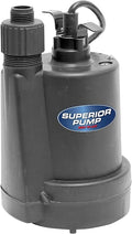 Superior Pump 91250 1/4 HP Submersible Utility Pump for Home Use