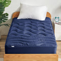 Cooling Twin Mattress Topper with Premium Zoned Design for Comfort