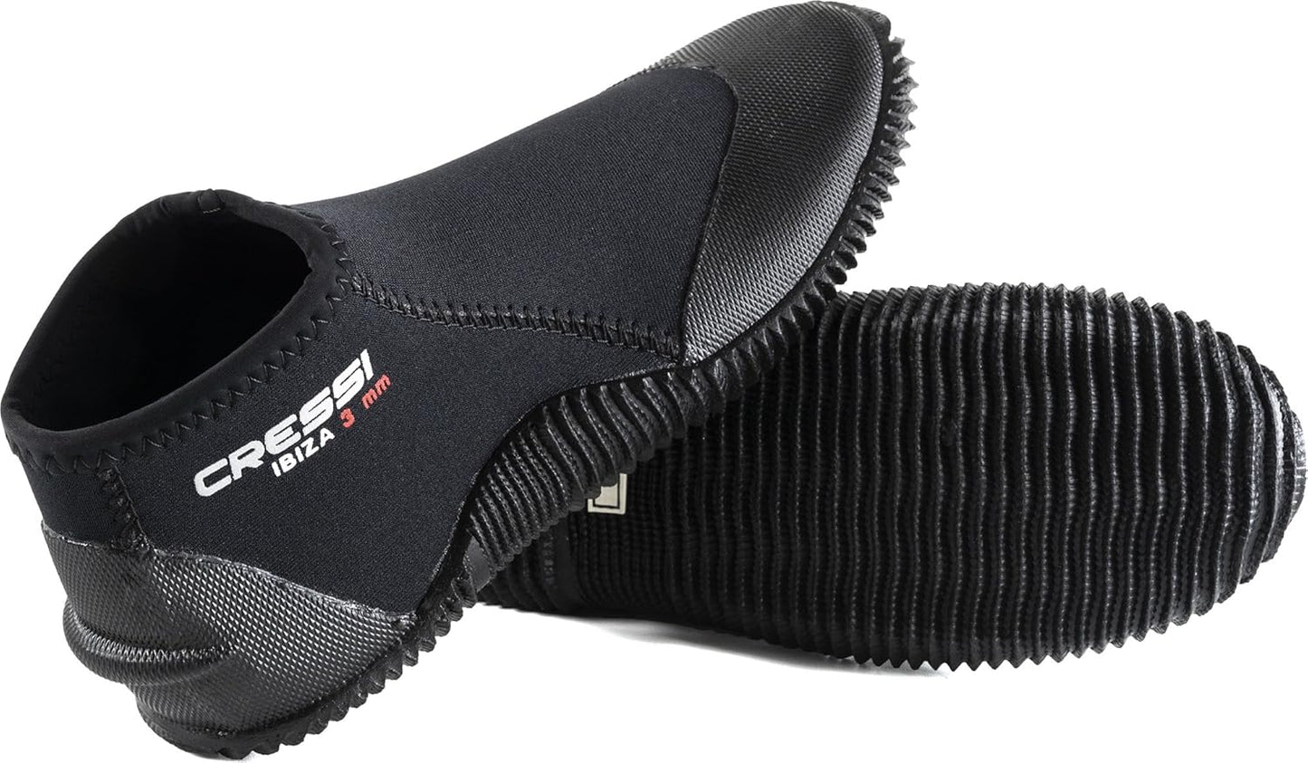 Cressi Ibiza 3mm Neoprene Diving Boots for Water Sports