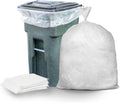 64-65 Gallon Trash Can Liners for Toter - Clear Heavy Duty 1.5 Mil