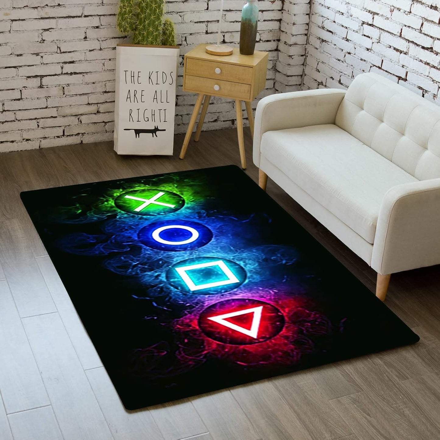 Boys' Gamer Rug - Ultimate Game Room Decor!