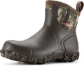 HISEA Men's Ankle Rubber Rain Boots - 8in Waterproof Comfort