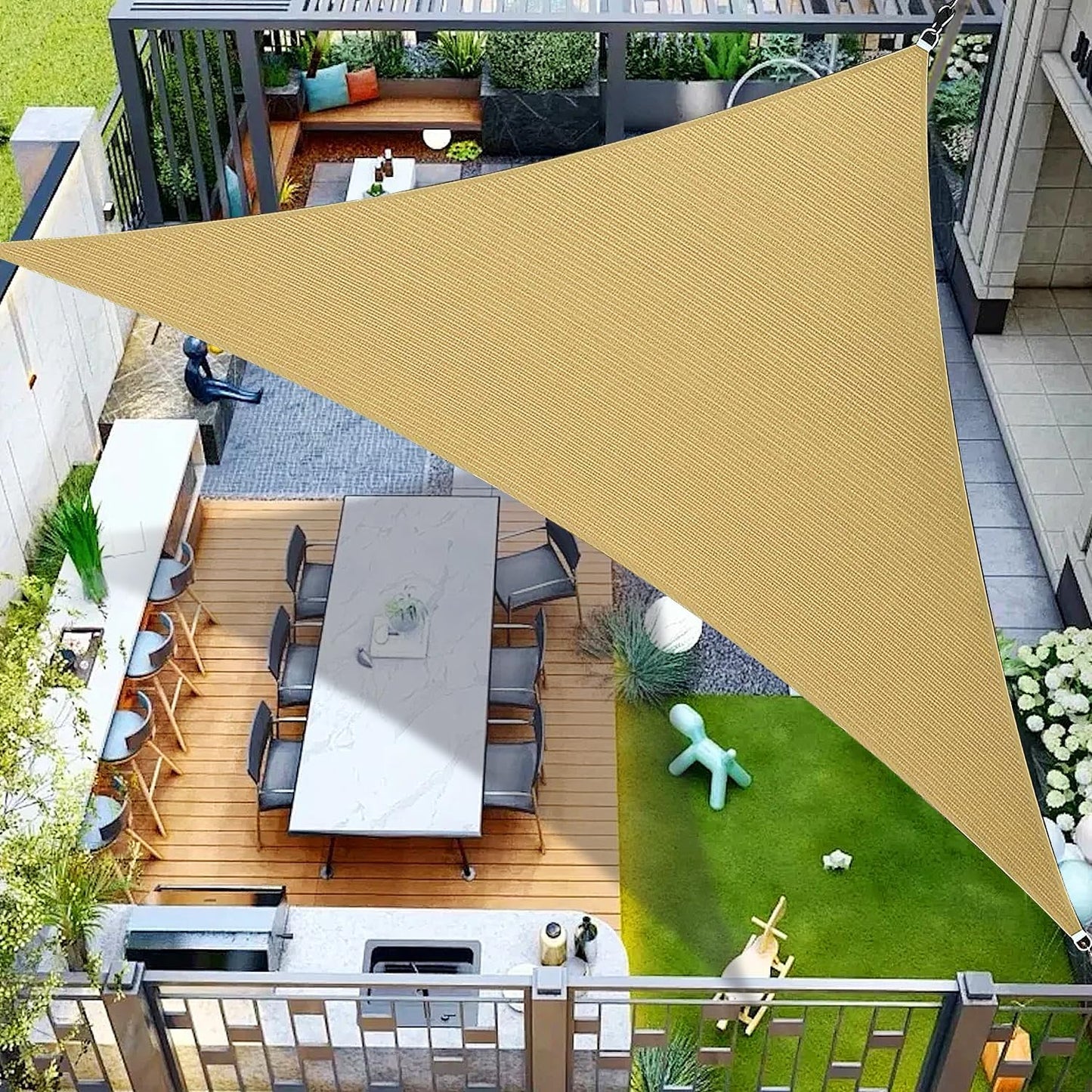 20ft x 20ft Triangle Sun Sail Shades for Ultimate Outdoor Comfort
