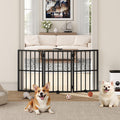 Freestanding Foldable Dog Gate for Indoor Use, 48.2in Wide