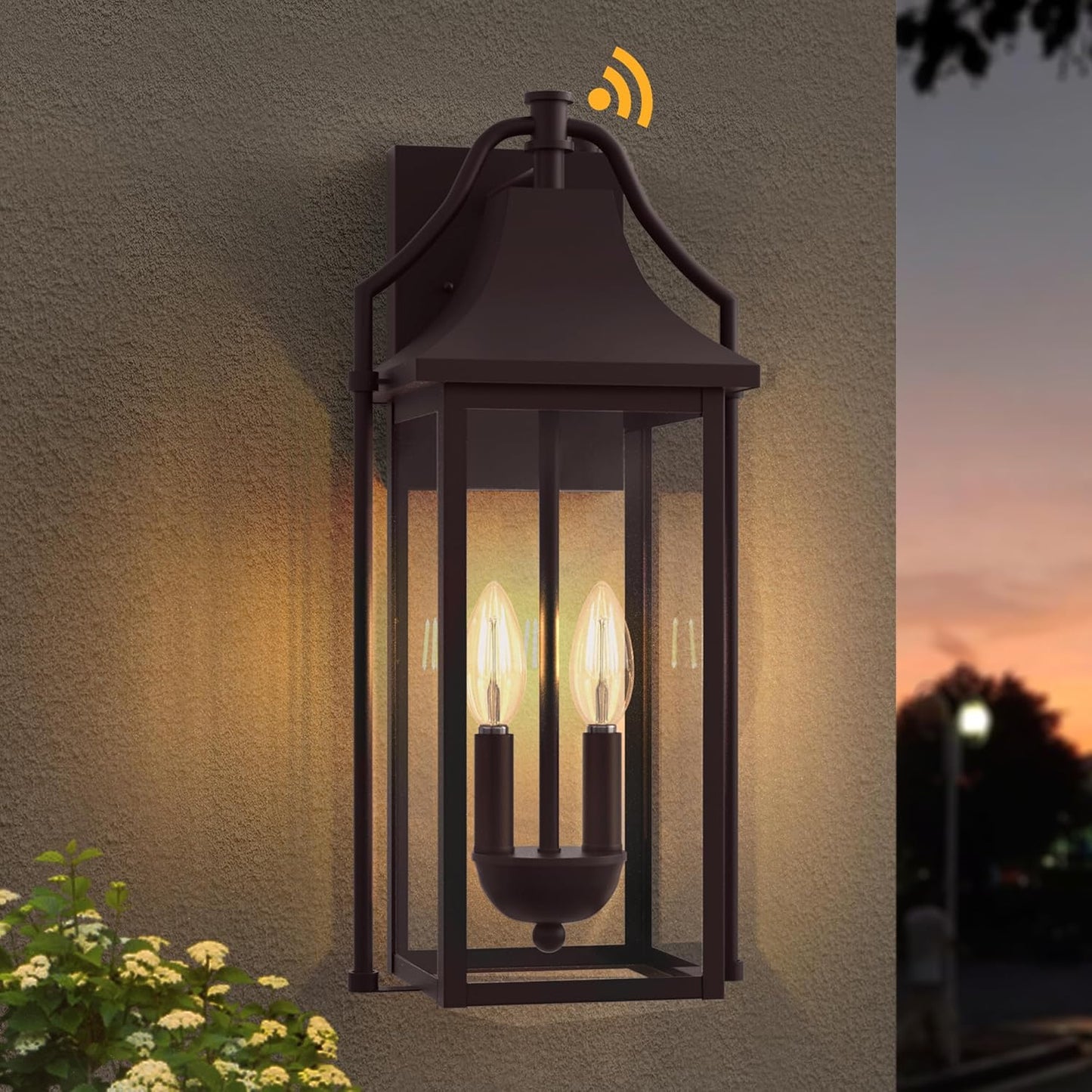 18IN Outdoor Wall Sconce Fixtures for Modern Patio Lighting