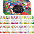 128 Pack Lip Balm Variety - 16 Flavors Moisturizing Lip Care