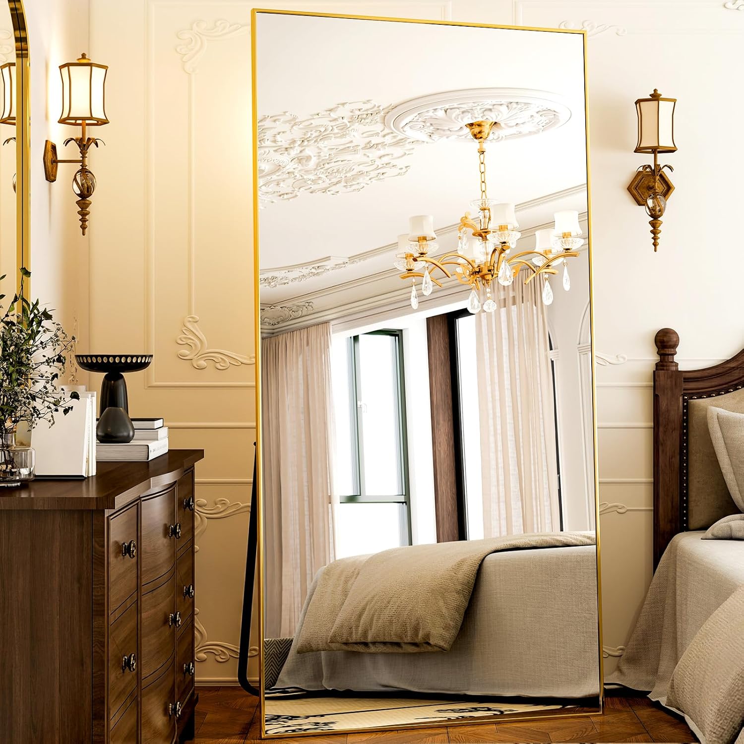 GLSLAND Full Length Mirror - 38 x 77 in Rectangular Design