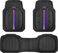 CAR PASS DeepDish Rubber Floor Mats for All Weather Protection
