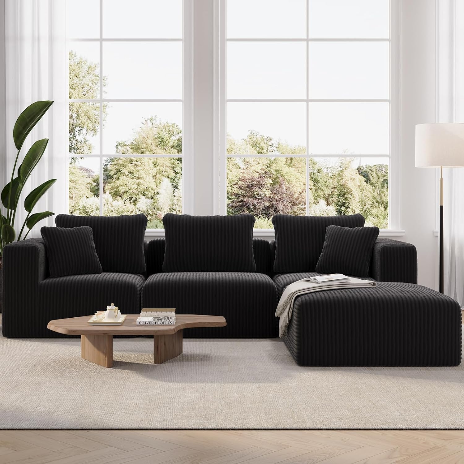 Novilla Modular Sectional Sofa: Modern Cloud Couch for Living Room