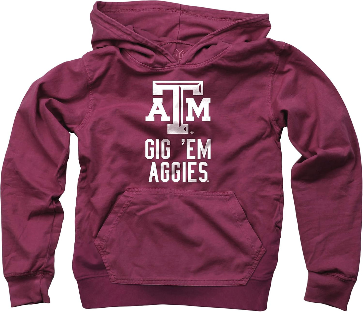 Wes and Willy Youth Boys College Team Slogan Pullover Hoodie