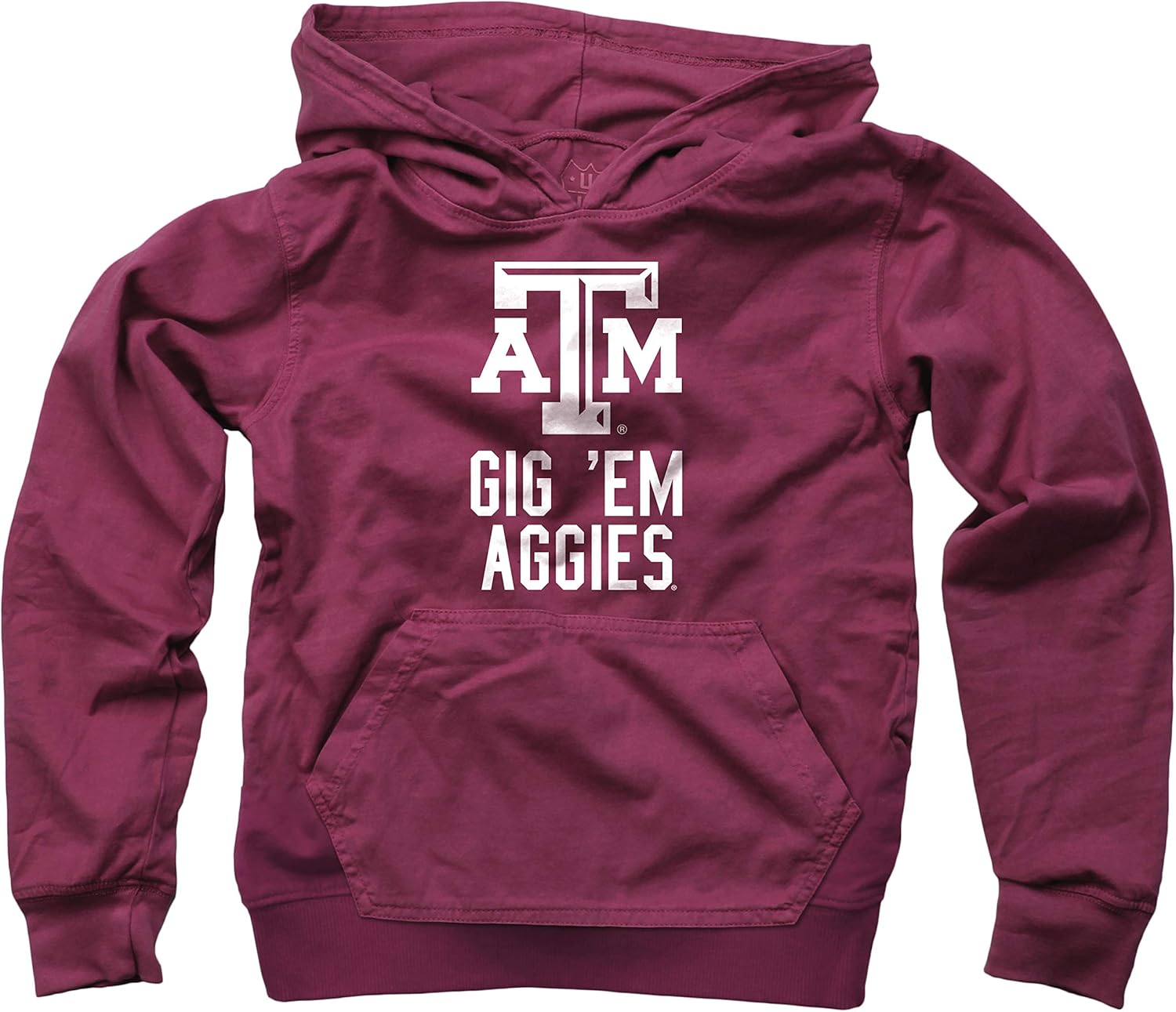 Wes and Willy Youth Boys College Team Slogan Pullover Hoodie