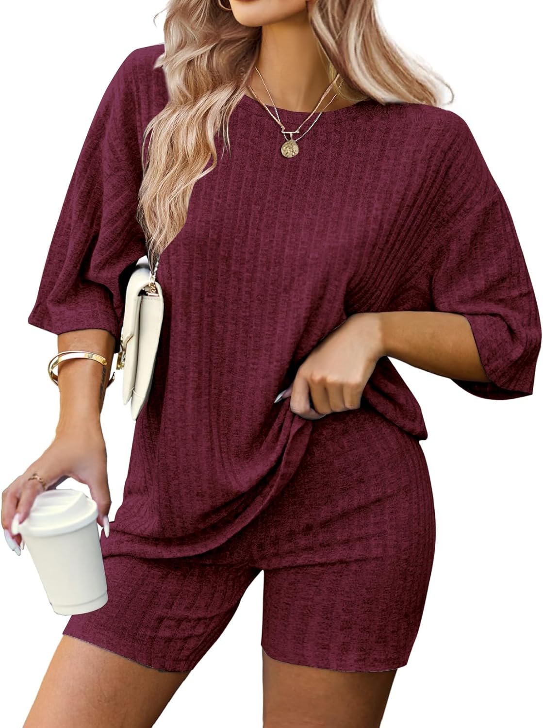 IN'VOLAND Women's Plus Size 2 Piece Tracksuit for Comfort