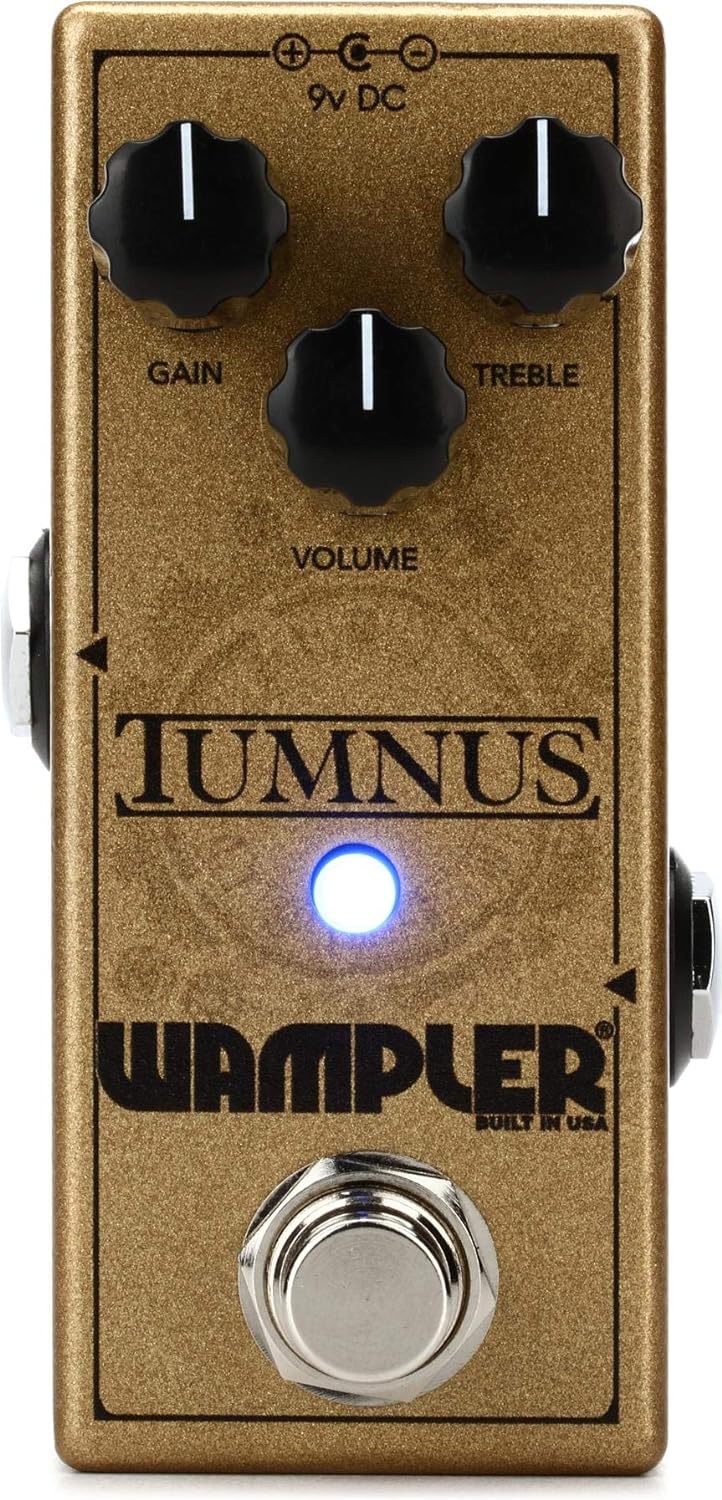 Wampler Tumnus V2 Overdrive & Boost Pedal for Guitarists