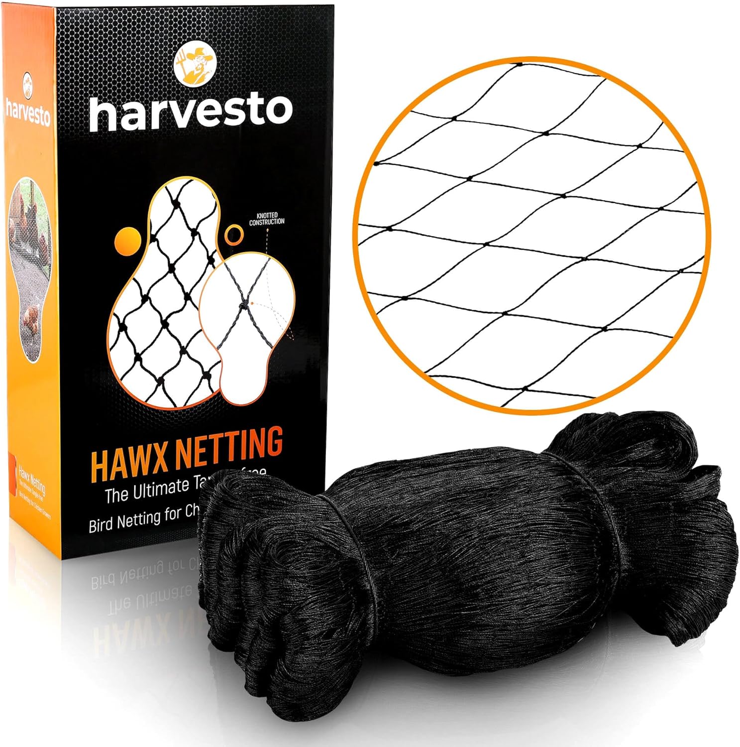 Heavy Duty Bird Netting for Chicken Coops & Garden Protection