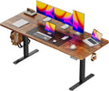 Huuger 63 x 28 Large Electric Standing Desk - Deep Workspace, Quiet