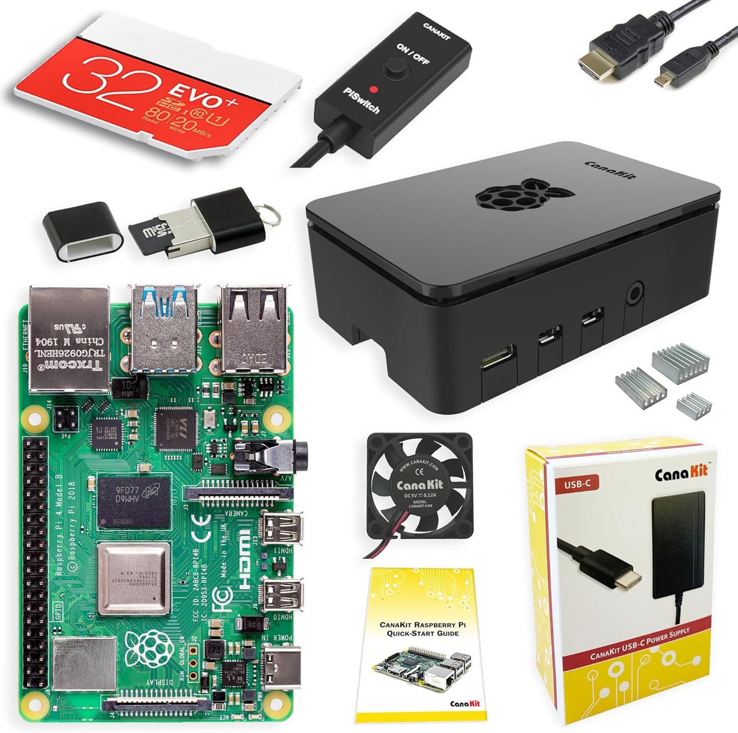Raspberry Pi 4 Starter Kit with 2GB RAM for Enthusiasts