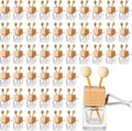 Car Diffuser Bottles Bulk 60 Pack - Clear Vent Clip Air Fresheners
