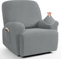 TAOCOCO Oversized Recliner Chair Cover 1 Seater - Soft Jacquard Fit