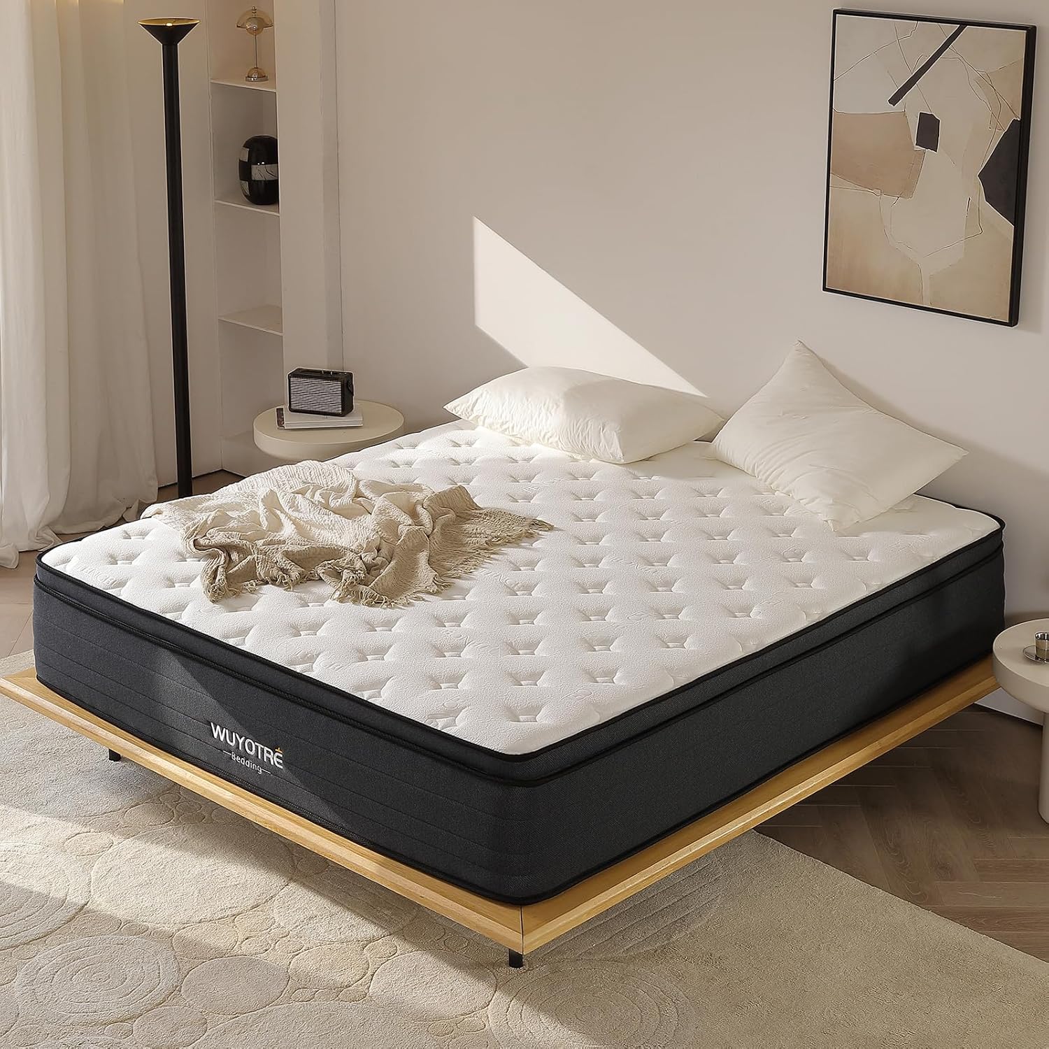 Full Size Mattress 12 Inch Hybrid Cooling Memory Foam Bed