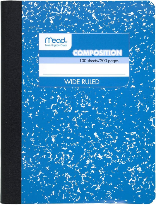 Mead Notebook Wide Ruled - Organize Your Ideas!