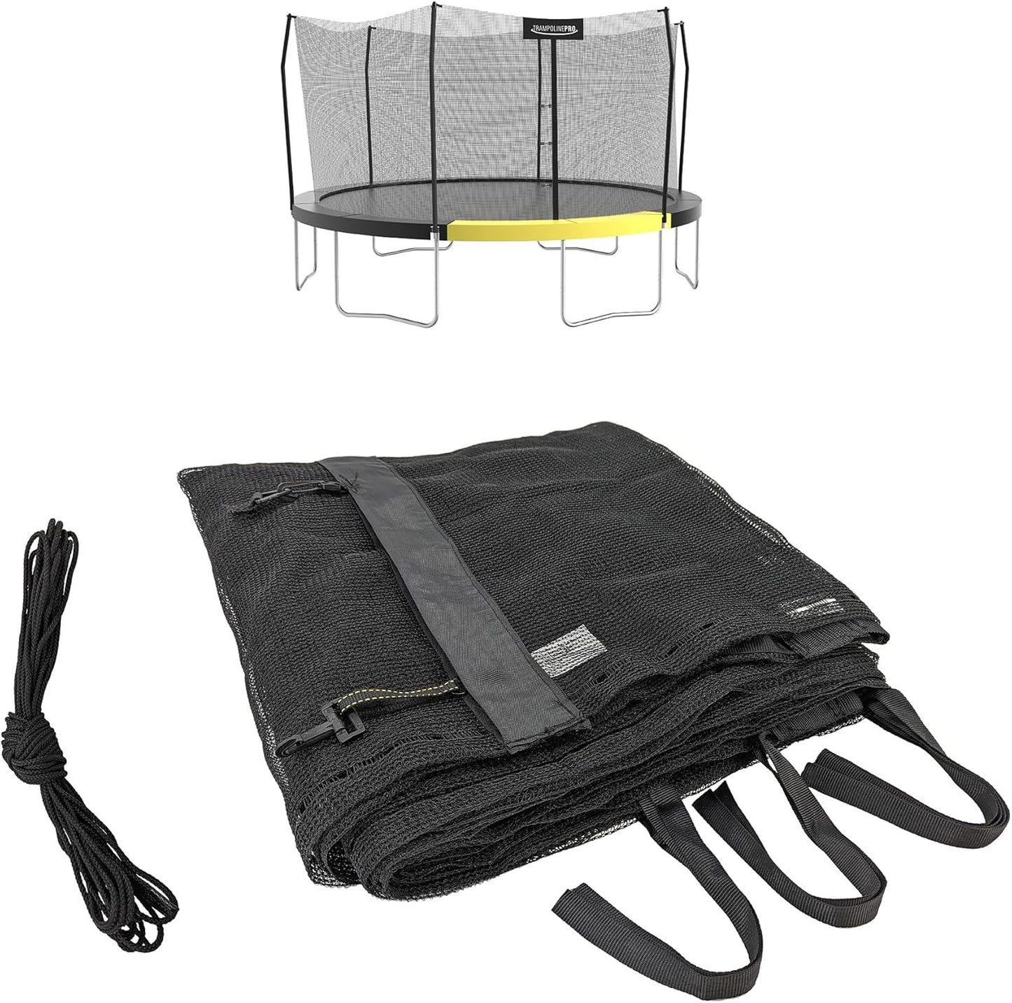 Trampoline Netting Replacement for 12ft 14ft 15ft Round Frames