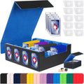 GEAoffice Trading Card Storage Box with Magnetic Lid and Display