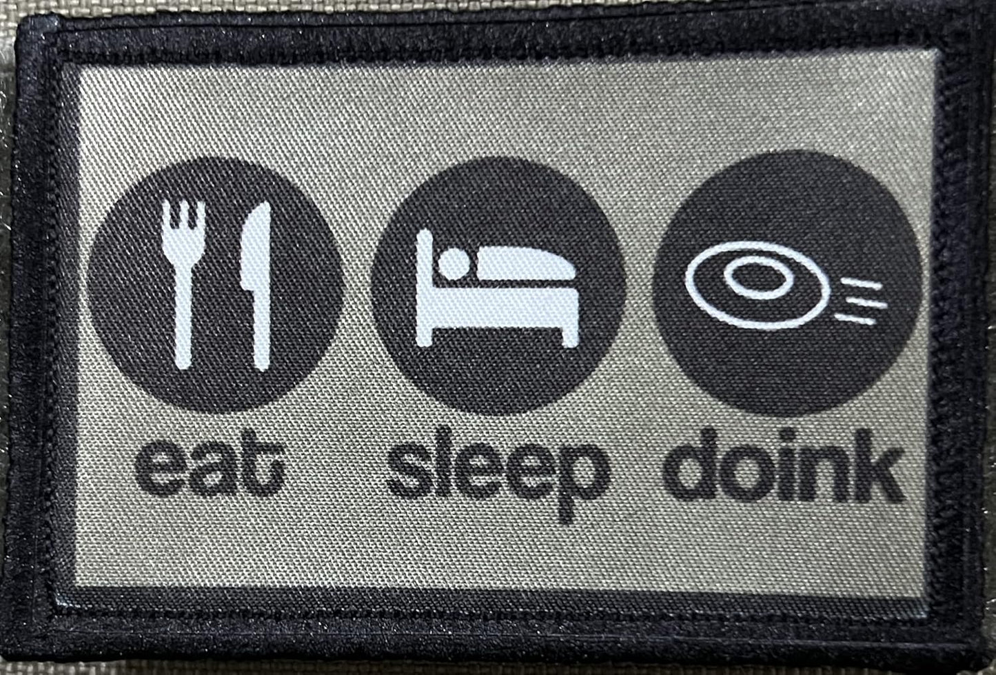 USA-Made Disc Golf Morale Patch - Hook and Loop