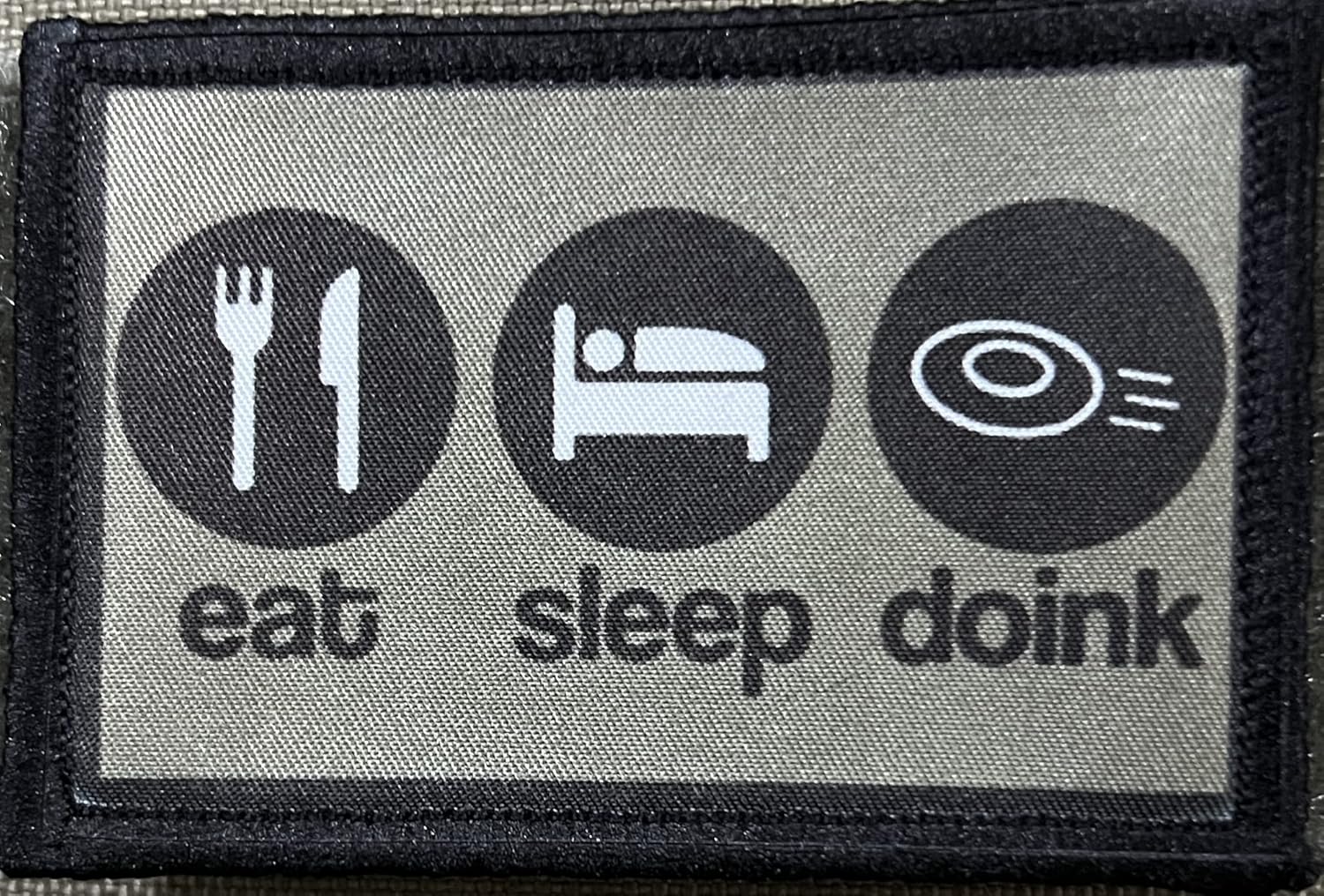 USA-Made Disc Golf Morale Patch - Hook and Loop