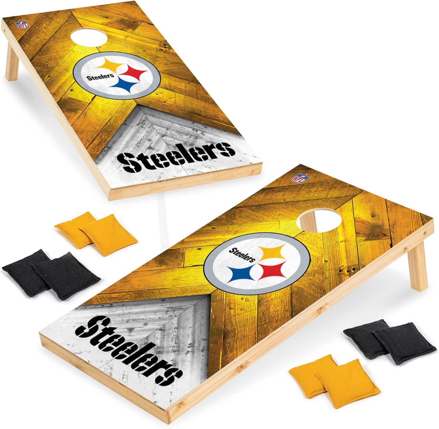 NFL Football 2ft x 4ft Cornhole Set with HD Team Graphics