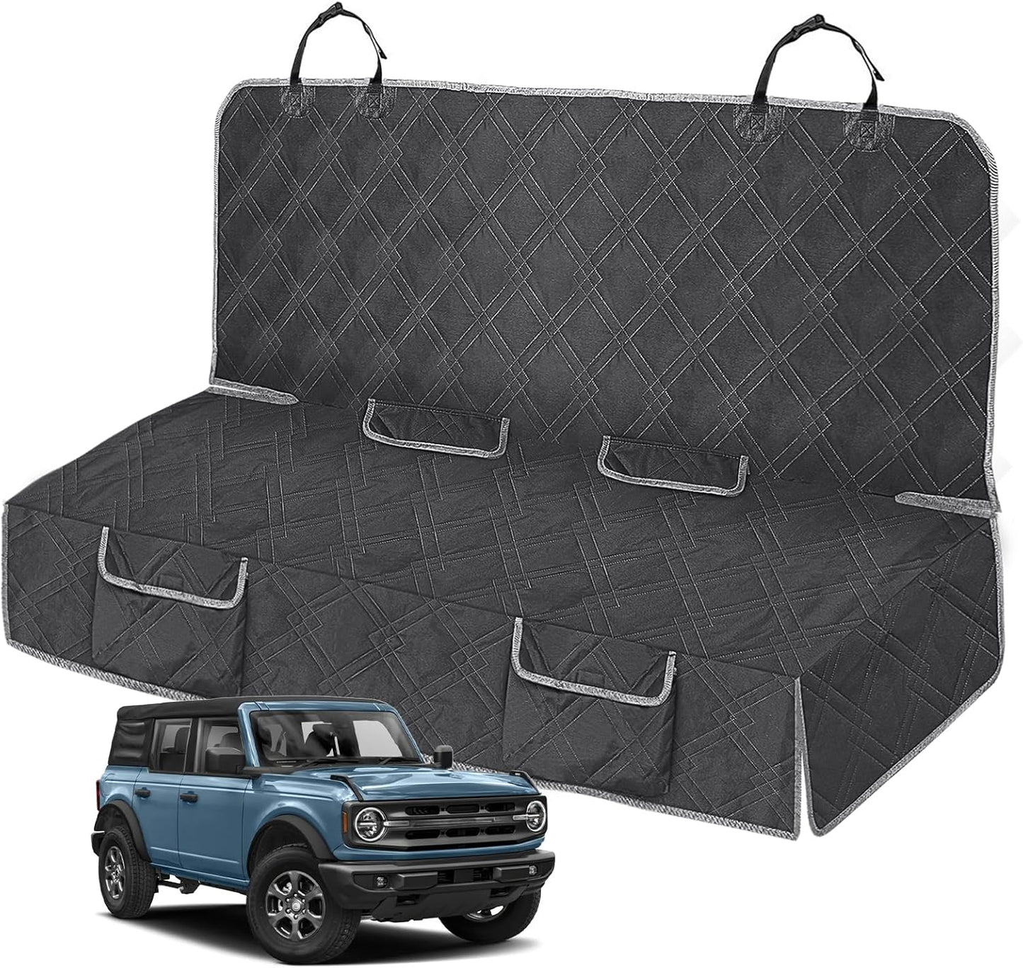 Dog Car Seat Cover for Ford Bronco 4 Door 2021-2025 - Waterproof