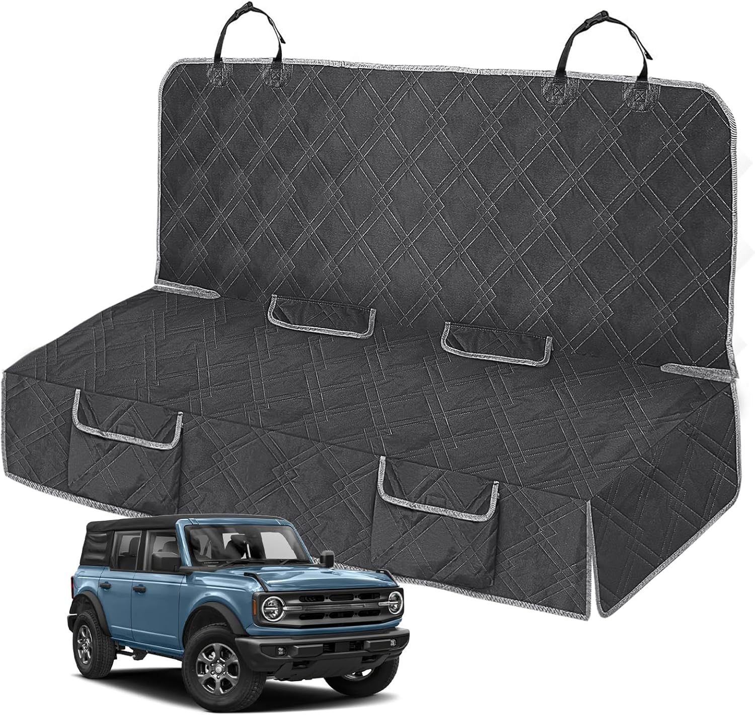 Dog Car Seat Cover for Ford Bronco 4 Door 2021-2025 - Waterproof