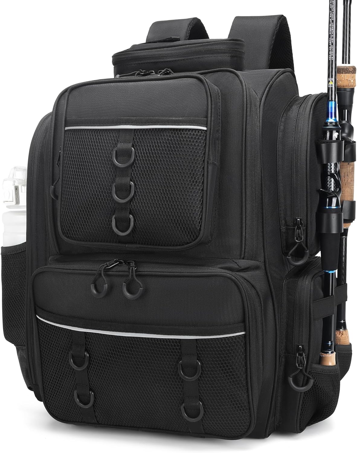 38L Fishing Backpack with Rod Holders for Ultimate Tackle Storage