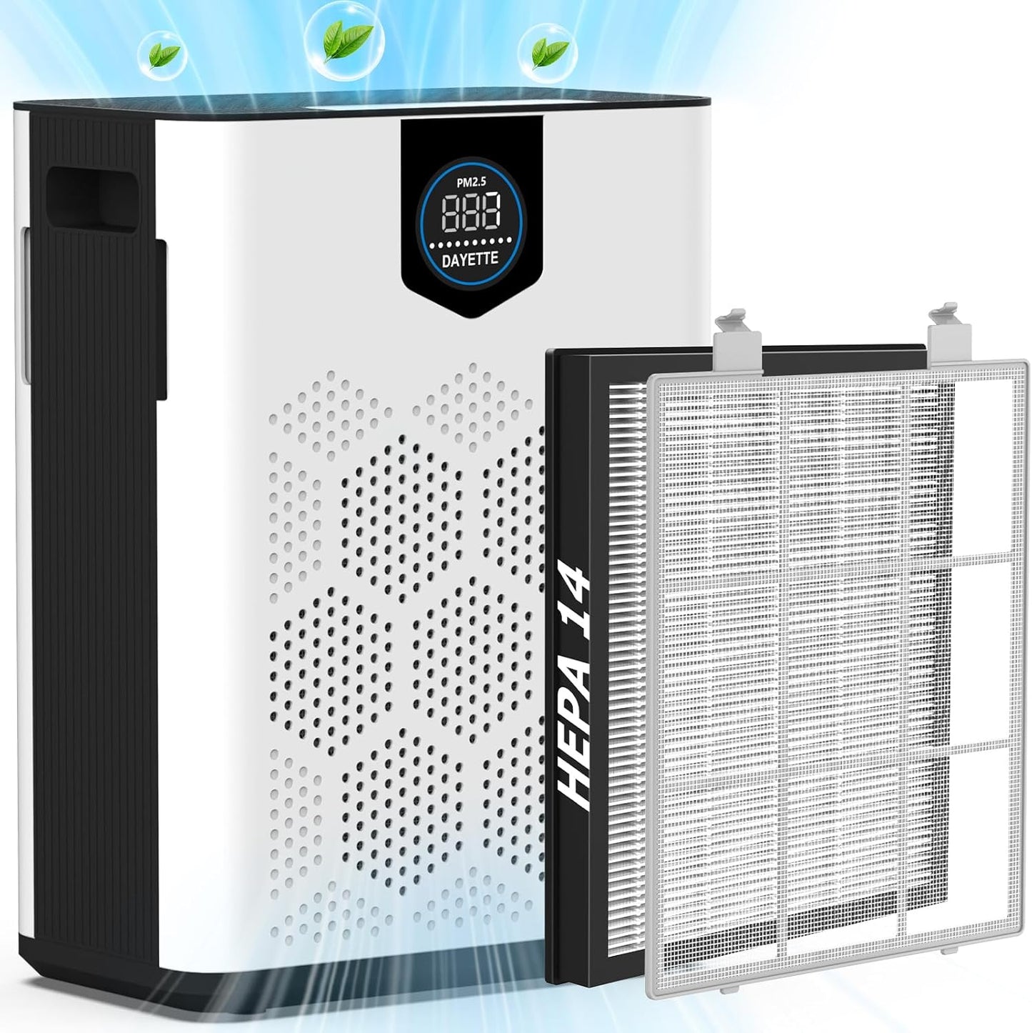 Air Purifiers for Home Large Room with H14 HEPA Filter