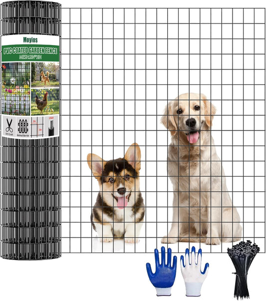 36 in x 25 ft Welded Wire Mesh Fence for Garden and Pets