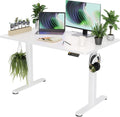Claiks Electric Standing Desk 48x24 in - Stable Adjustable Sit Stand