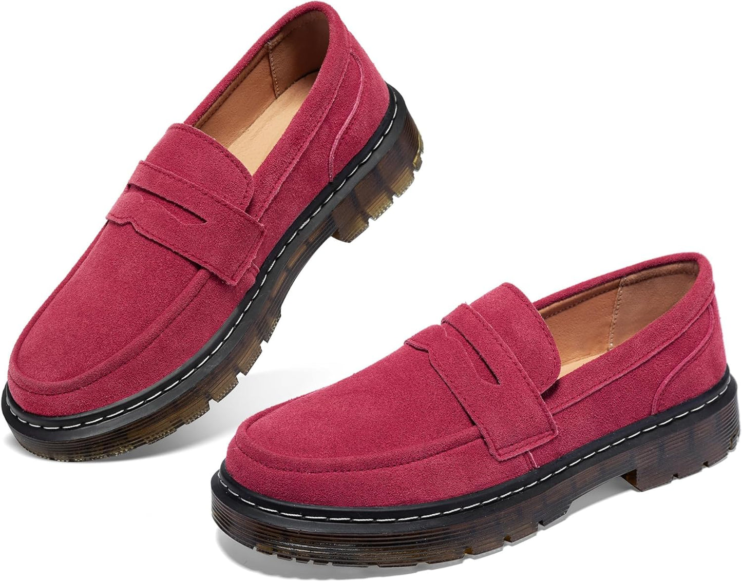 Women's Suede Penny Loafers for Comfort and Style in Every Step