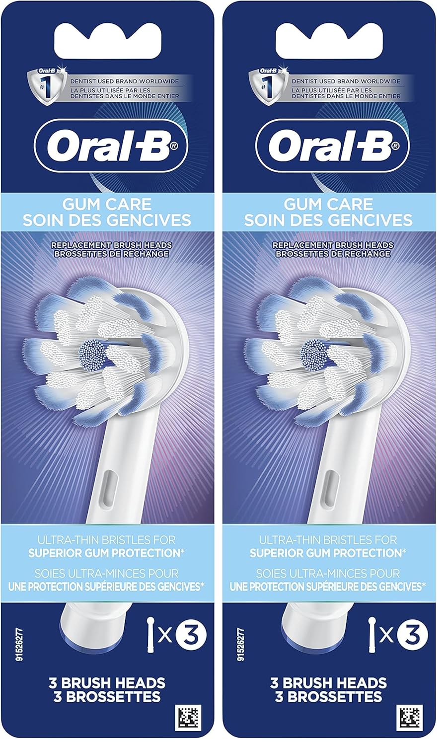 Oral-B Gum Care Electric Toothbrush Replacement Brush Heads, 3 Count