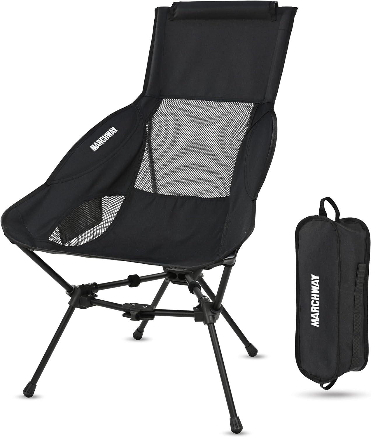MARCHWAY Lightweight Folding High Back Camping Chair Review
