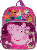 Peppa Pig 10 Mini Backpack for Girls - Cute Preschool Travel Bag