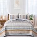 Boho Quilt Set California King Size by WONGS BEDDING - Yellow