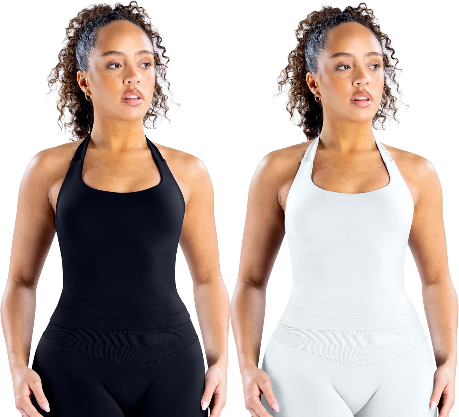 Impact Halter Top Sports Yoga Tanks for Women Workout Fitness