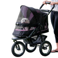 Pet Gear No-Zip NV Stroller for Cats and Dogs with Enhanced Comfort