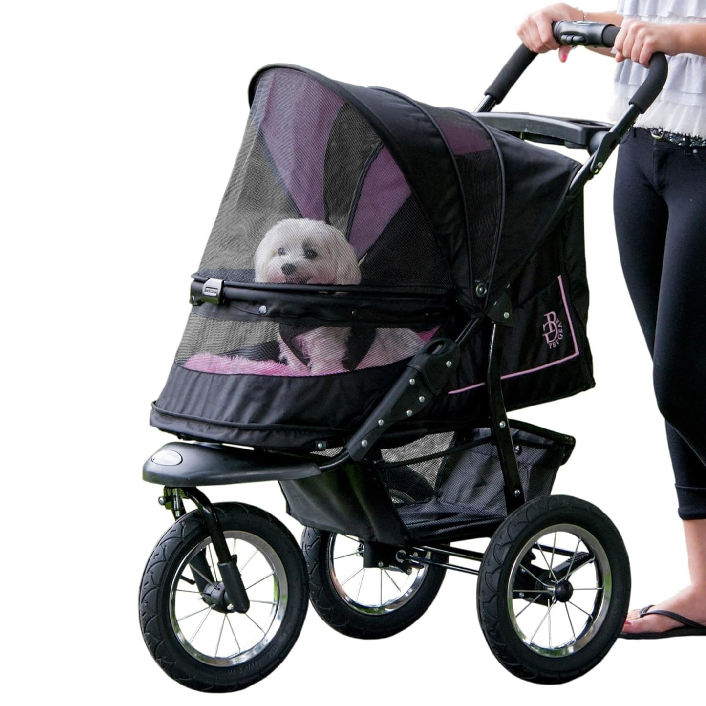 Pet Gear No-Zip NV Pet Stroller for Cats and Dogs with Comfort
