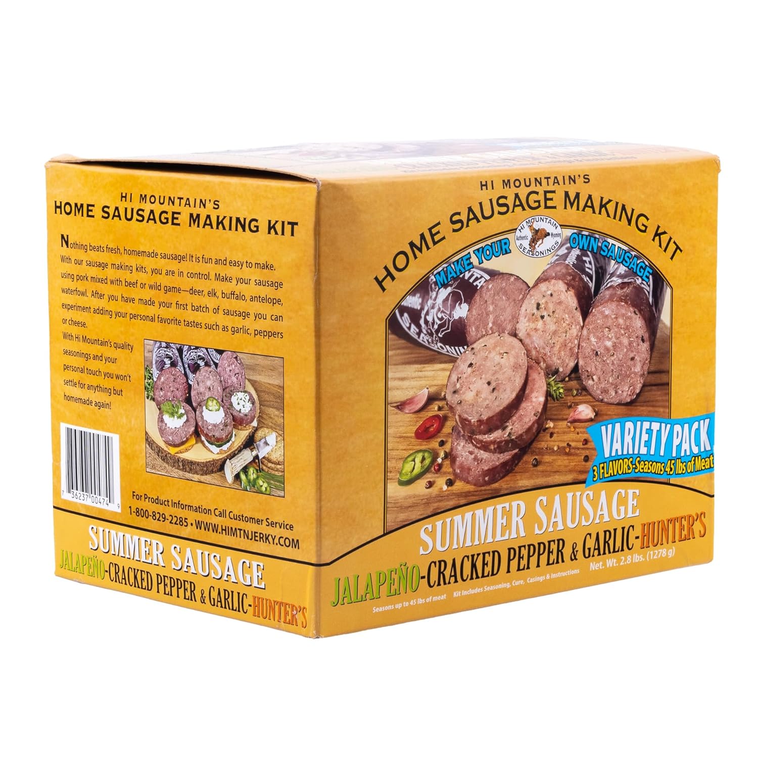 Hi Mountain Summer Sausage Seasoning Kit for Bold Flavors
