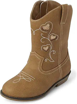Classic Cowgirl Tall Riding Boots for Unisex-Child and Toddler
