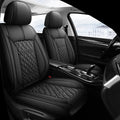 Pariitadin Leather Car Seat Covers Front Pair - Waterproof Comfort